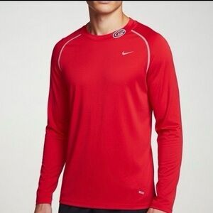 NIKE PRO MEN’S COMPRESSION LONG SLEEVE SHIRT UNIVERSITY OF GEORGIA SIZE XL